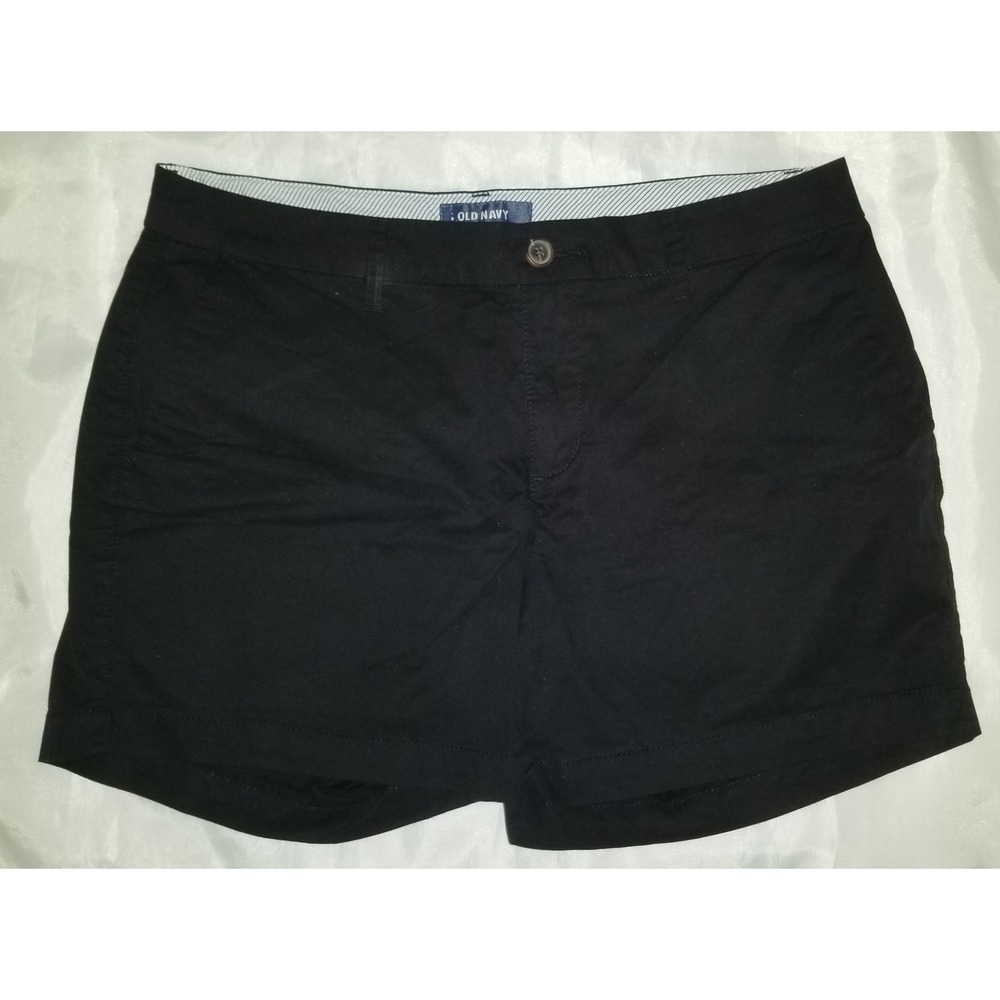 Old Navy Womens Everyday Black Shorts Size 8  2071